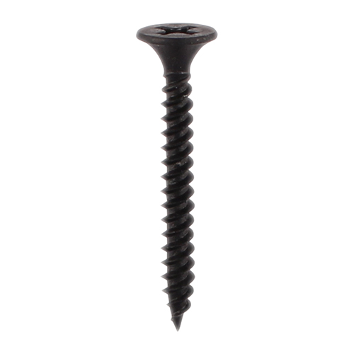Drywall Screws - PH - Bugle - Fine Thread - Black - 3.5x38