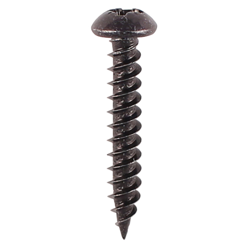 Blackjax Woodscrews - PZ - Round - Black Organic - 6x1