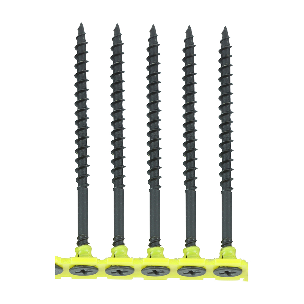Collated Drywall Screws - PH - Bugle - Coarse Thread - Black - 4.2x75