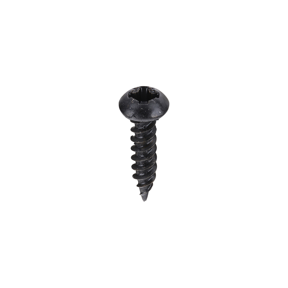Blackjax Woodscrews - PZ - Round - Black Organic - 6x5/8