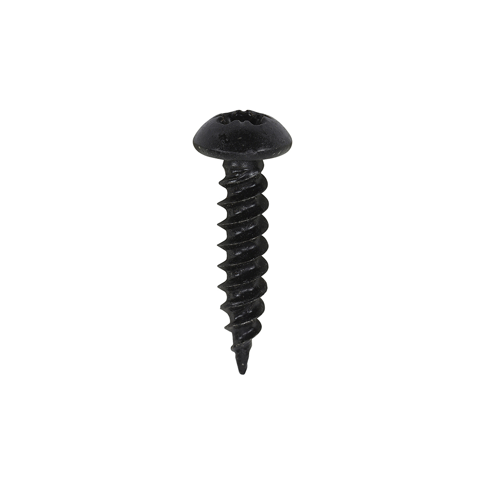 Blackjax Woodscrews - PZ - Round - Black Organic - 8x3/4