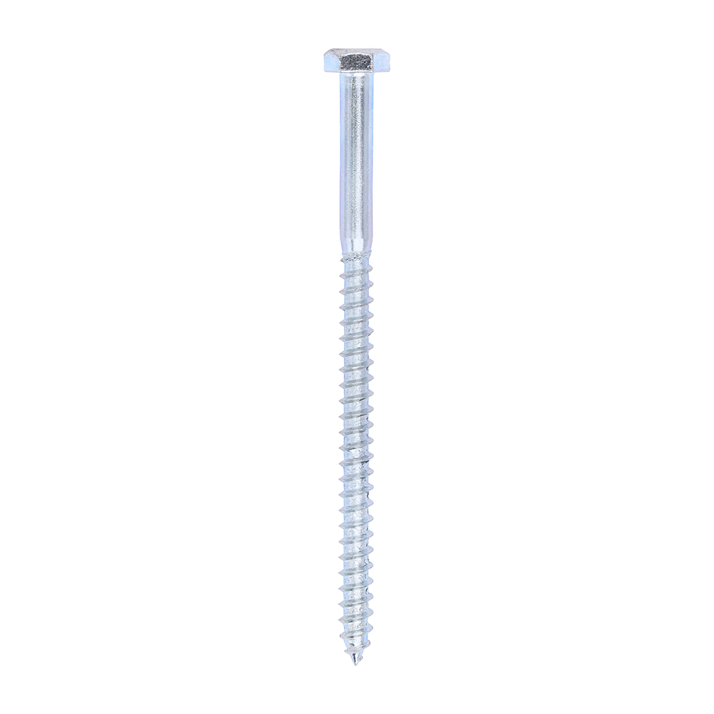 Coach Screws - Hex - Zinc - 6.0x100