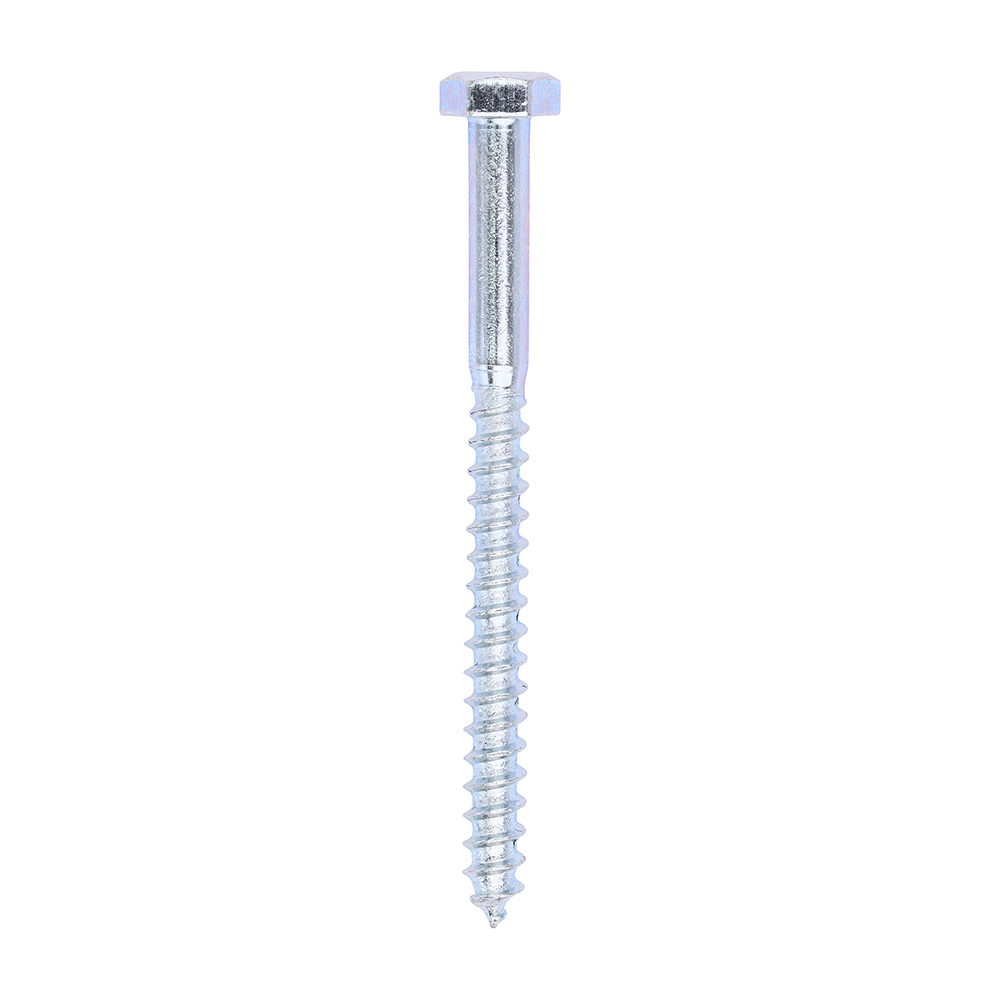 Coach Screws - Hex - Zinc - 6.0x75