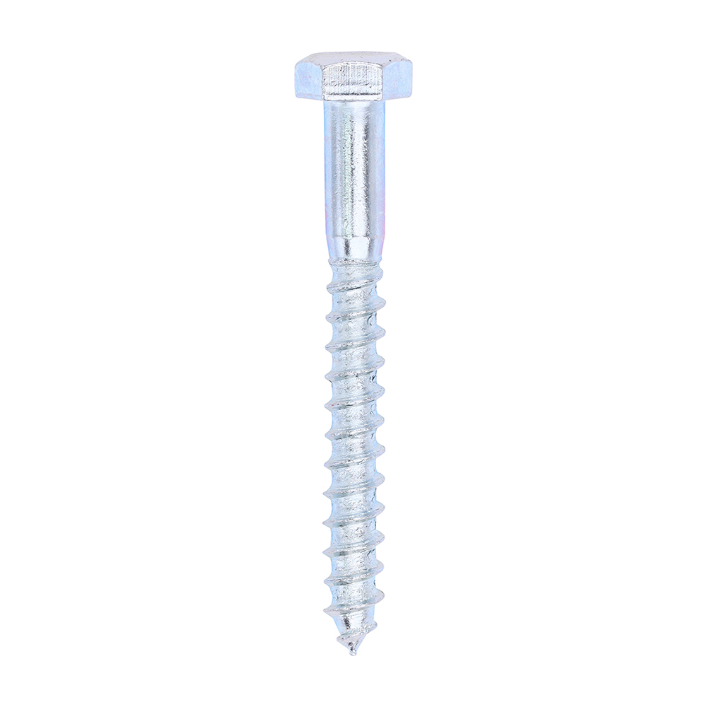 Coach Screws - Hex - Zinc - 8.0x70