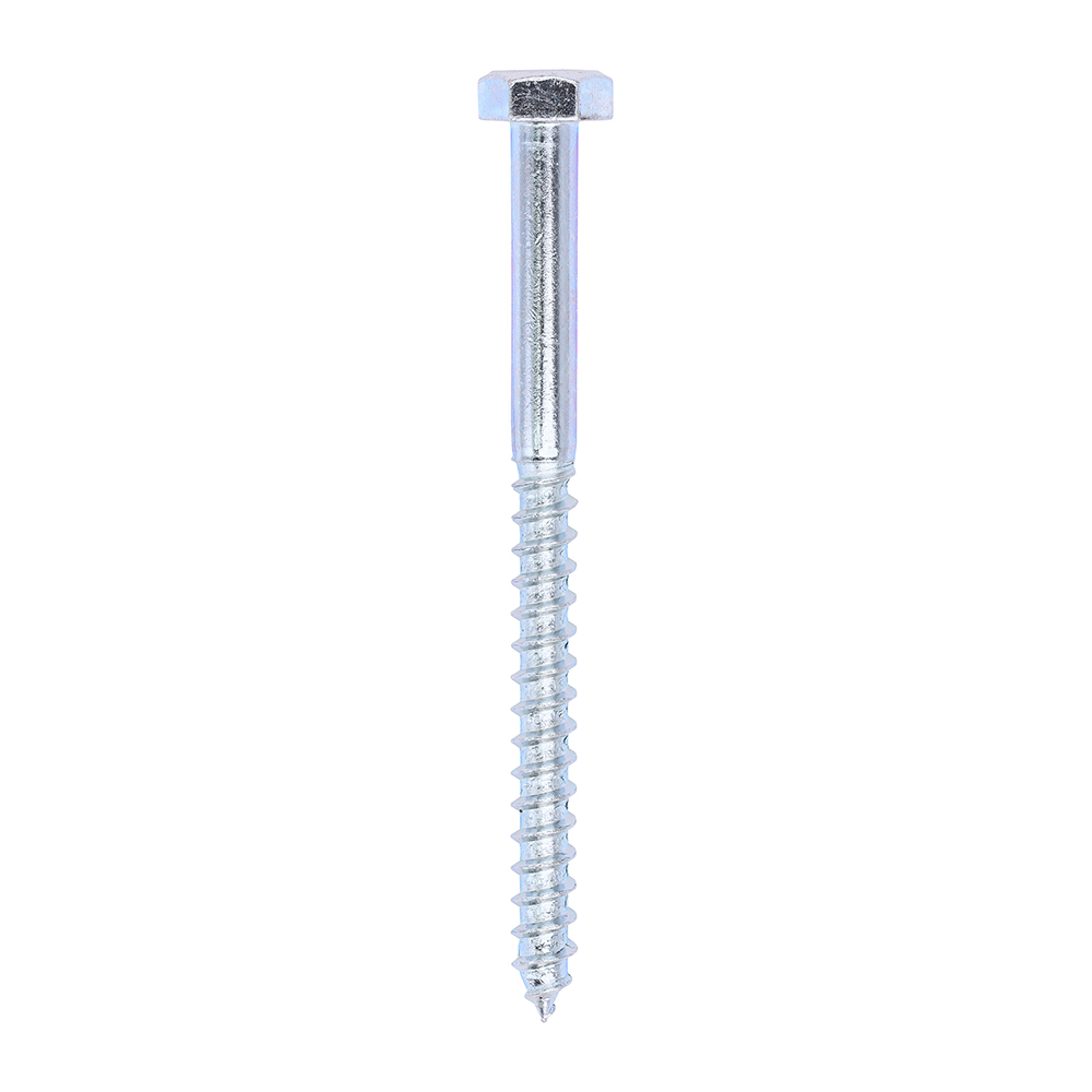 Coach Screws - Hex - Zinc - 10.0x130