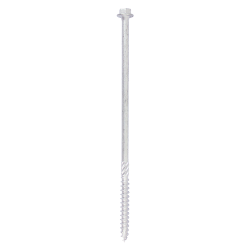 Heavy Duty Timber Screws - Hex - Exterior - Silver - 10.0x160