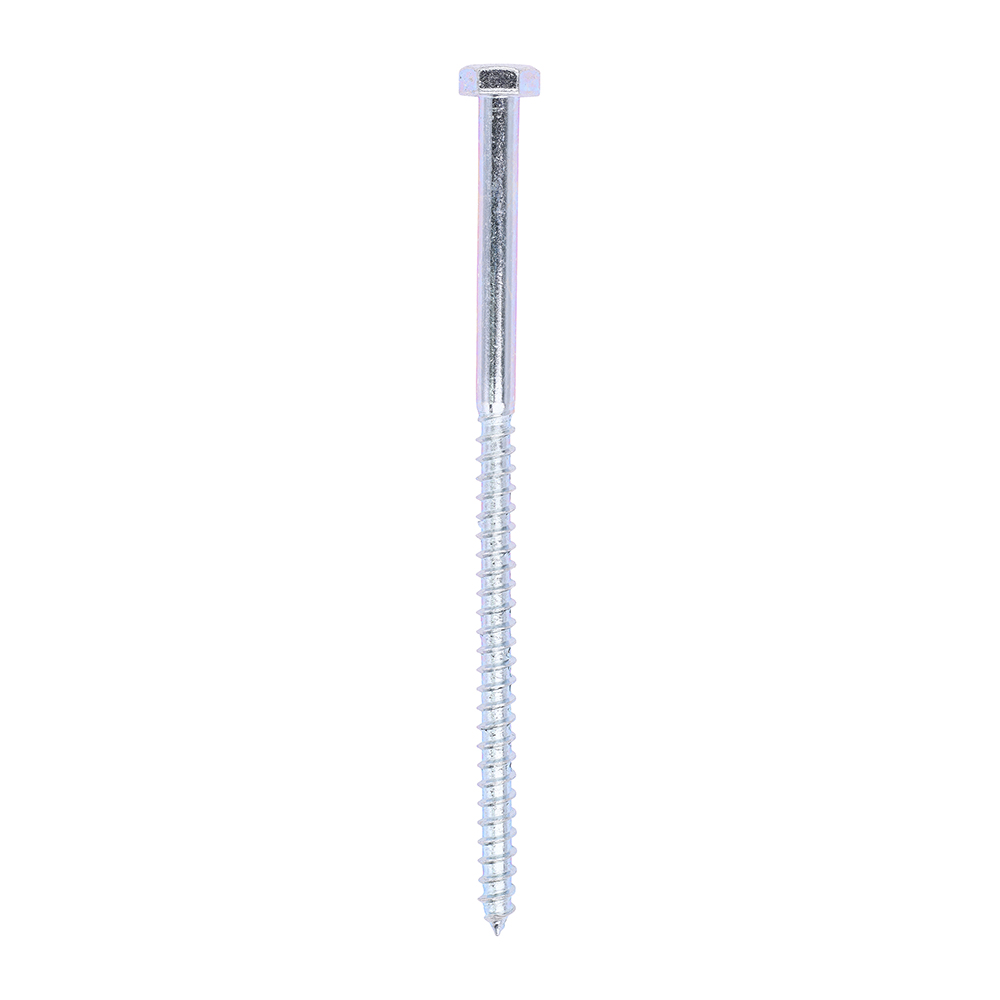 Coach Screws - Hex - Zinc - 10.0x200