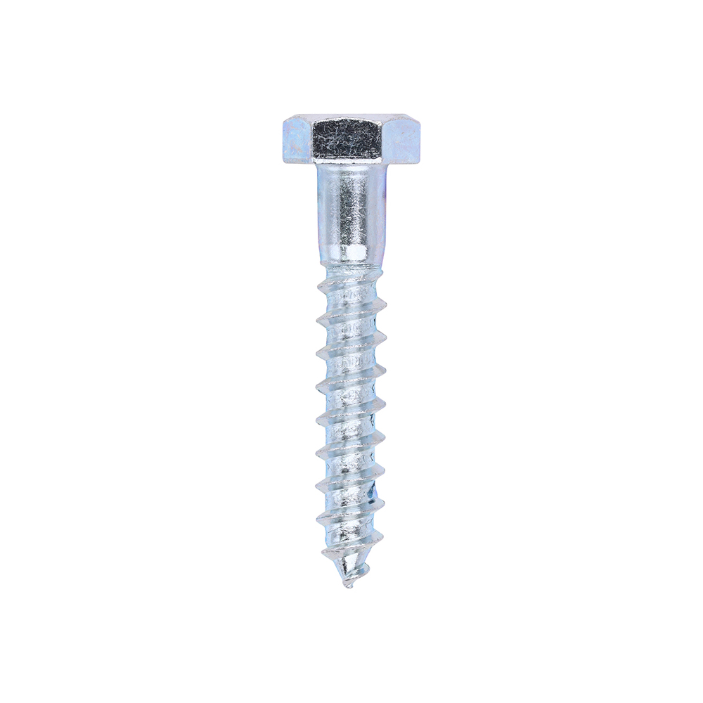 Coach Screws - Hex - Zinc - 10.0x60