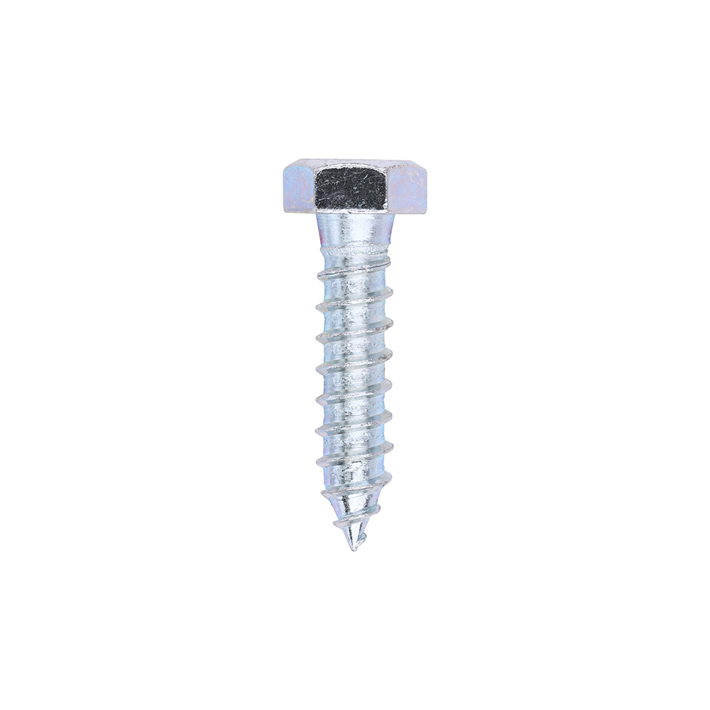 Coach Screws - Hex - Zinc - 12.0x50
