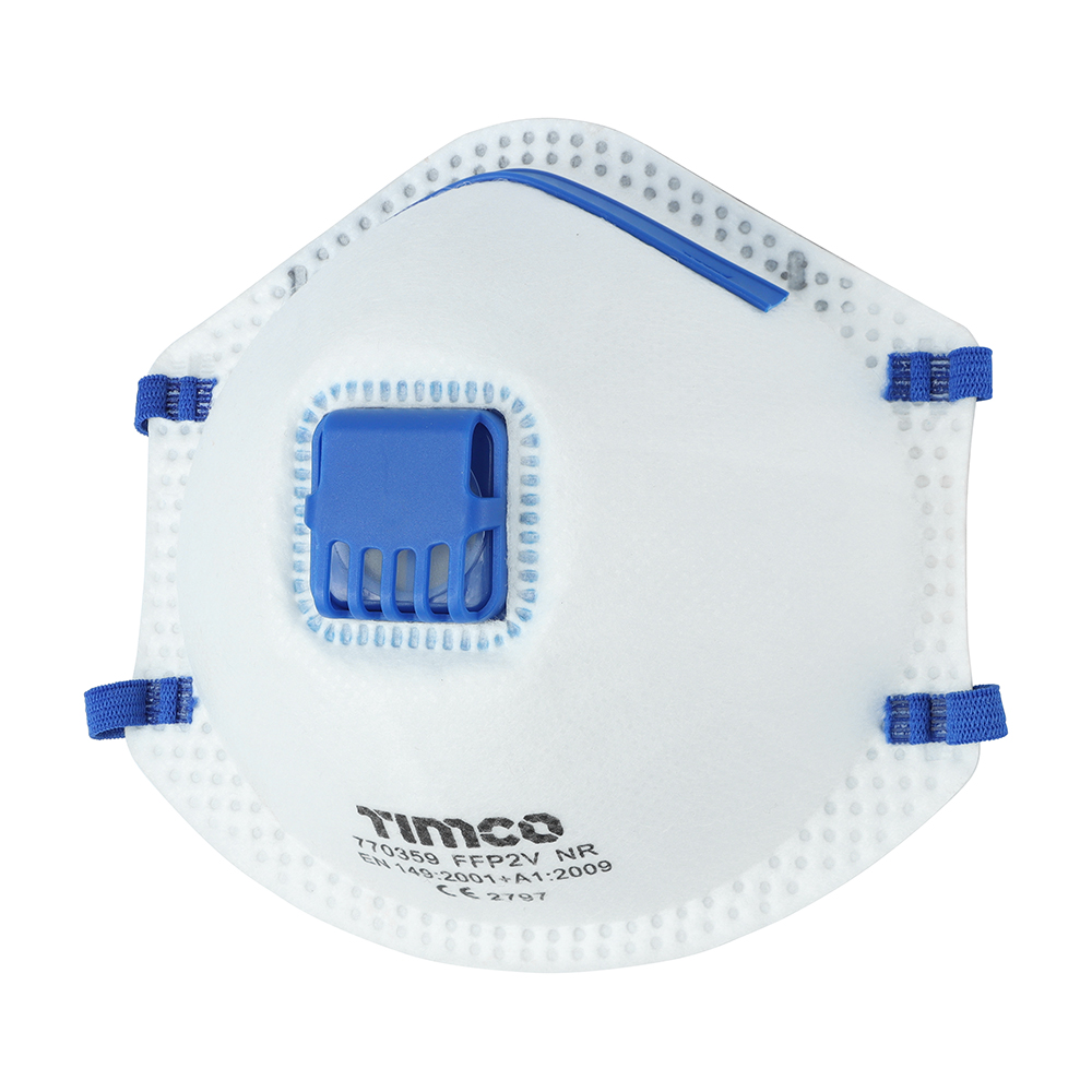 FFP2 P2 MOULDED MASK WITH VALVE