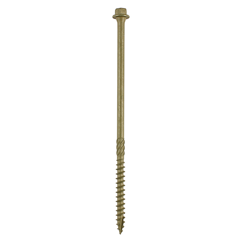 Timber Frame Construction & Landscaping Screws - Hex - Exterior - Green Organic - 6.7x200
