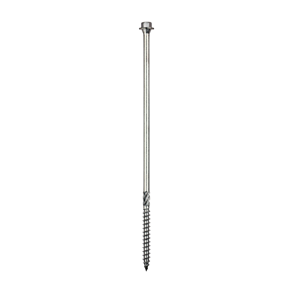 Timber Frame Construction & Landscaping Screws - Hex - A4 Stainless Steel - 6.7x200