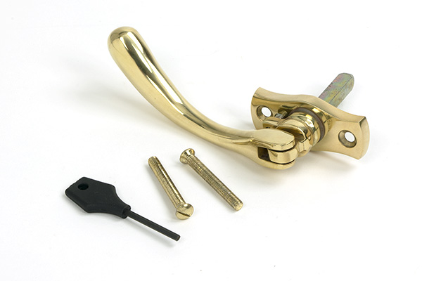 Polished Brass Peardrop Espag - LH