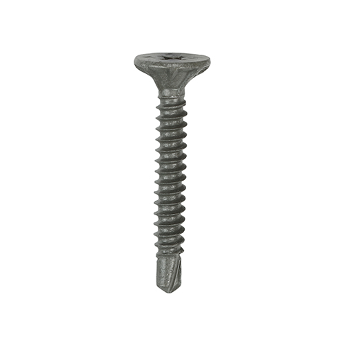 Drywall Construction Timber Stud Cement Board Screws - PH - Countersunk Wafer - Twin-Cut - Exterior - Silver Organic - 4.2x32 - Self Drilling