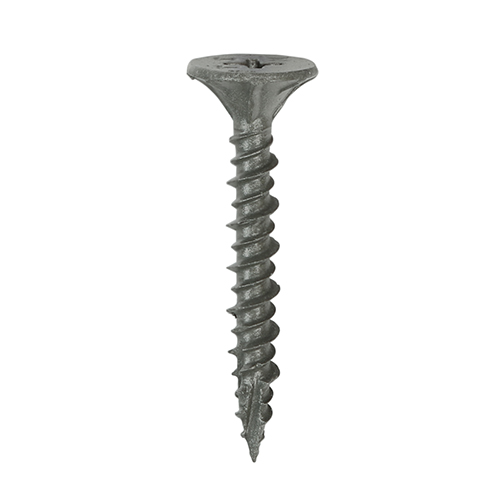 Drywall Construction Timber Stud Cement Board Screws - PH - Countersunk Wafer - Twin-Cut - Exterior - Silver Organic - 4.2x32