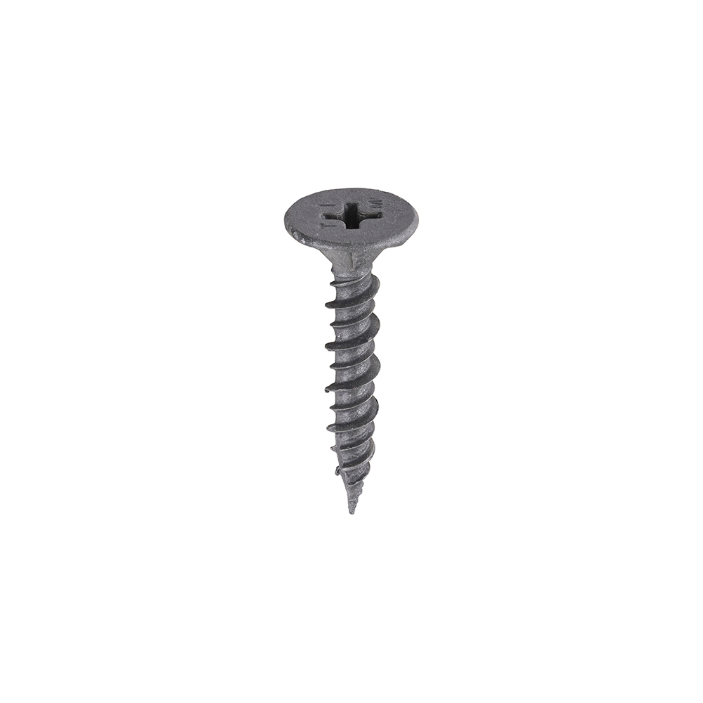 Drywall Construction Timber Stud Cement Board Screws - PH - Countersunk Wafer - Twin-Cut - Exterior - Silver Organic - 4.2x25