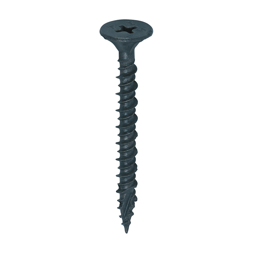Drywall Construction Timber Stud Cement Board Screws - PH - Countersunk Wafer - Twin-Cut - Exterior - Silver Organic - 4.2x42