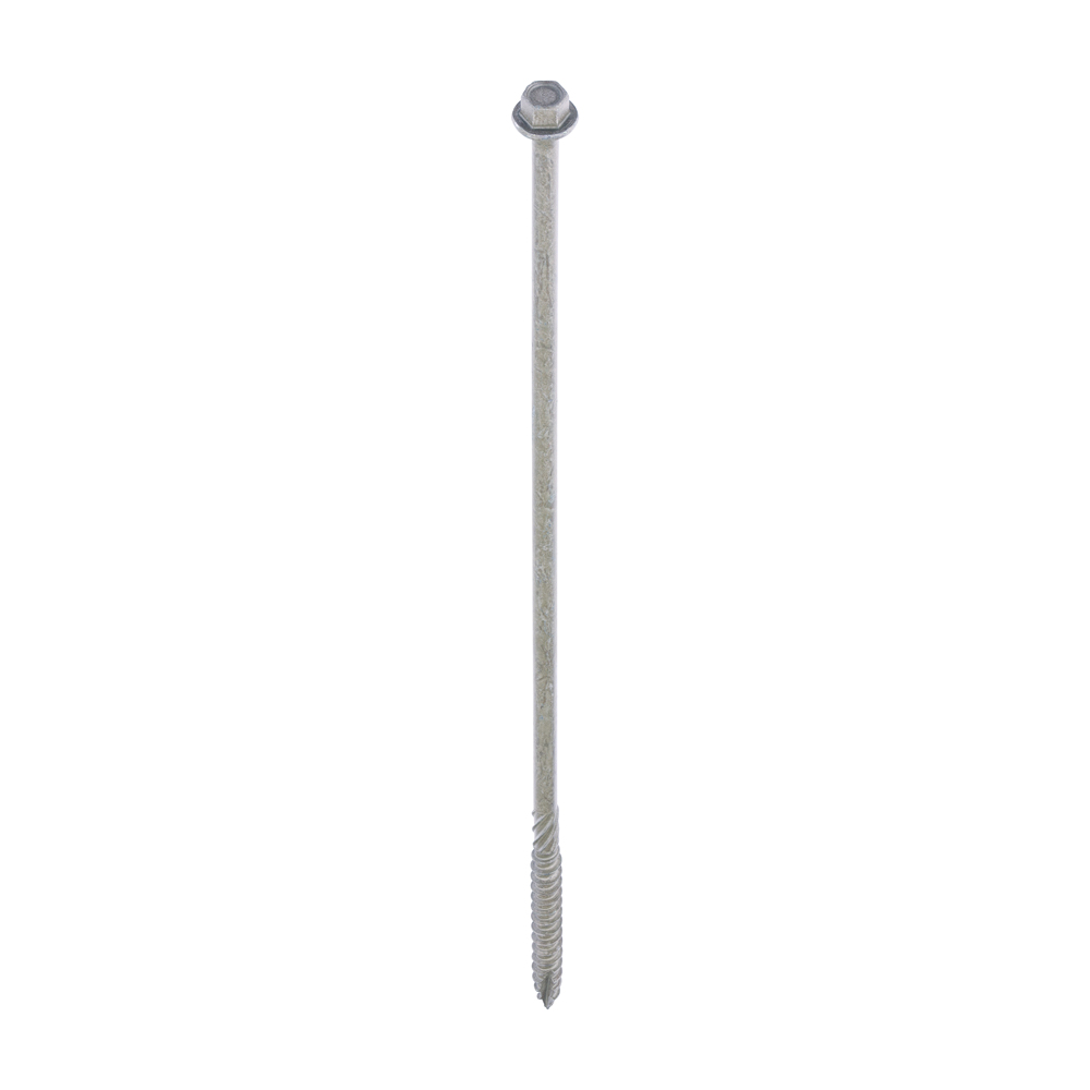 Timber Frame Construction & Landscaping Screws - Hex - Exterior - Green Organic - 6.7x250