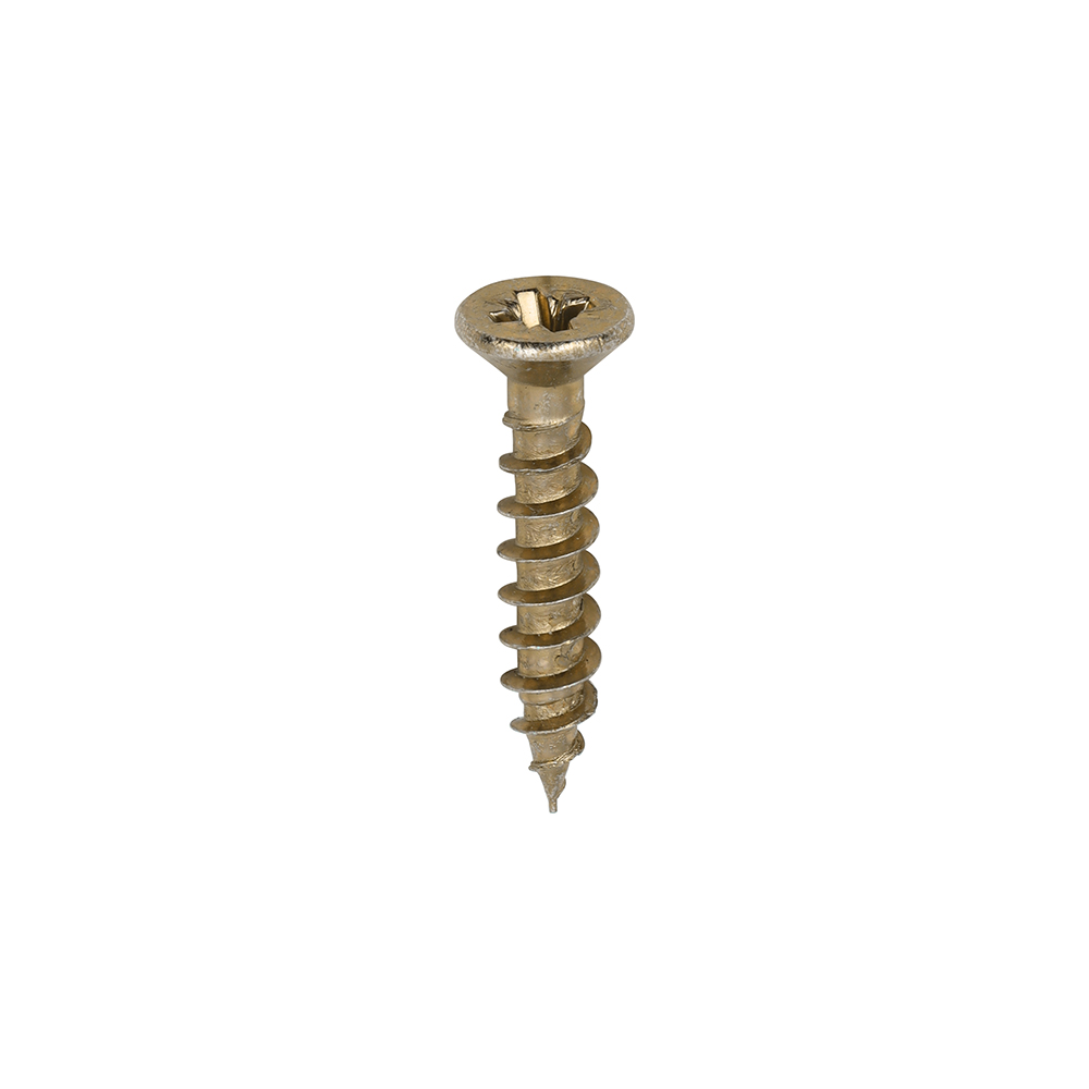 Classic Multi-Purpose Hinge Screws - PZ - Countersunk - Yellow - 3.0x16
