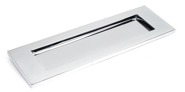 Polished Chrome Large Letter Plate