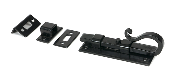 Black 4" Shepherd's Crook Universal Bolt