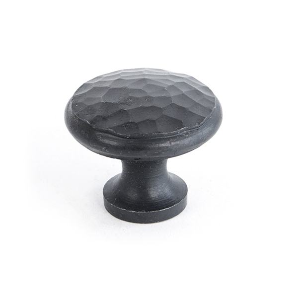Beeswax Hammered Cabinet Knob - Medium