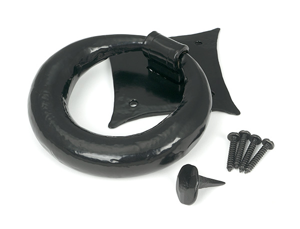 Black Ring Door Knocker