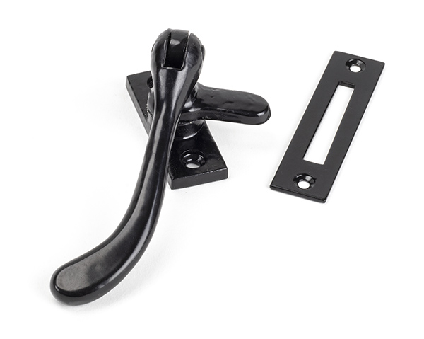 Black Handmade Peardrop Fastener