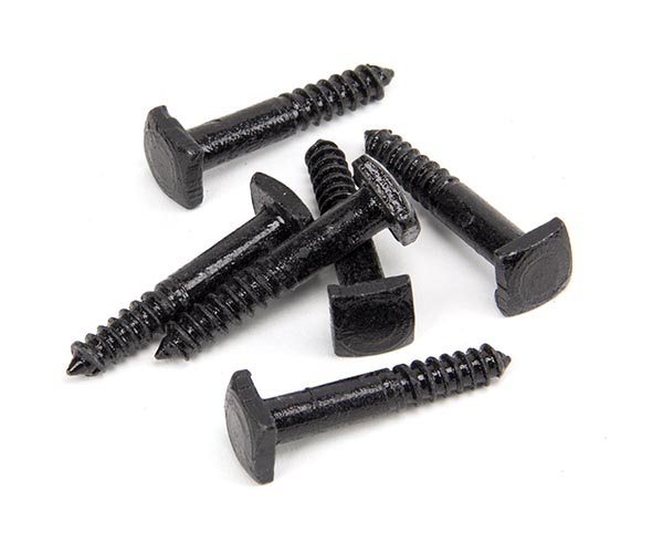 Black Lagg Bolt for Cottage Latch (6)