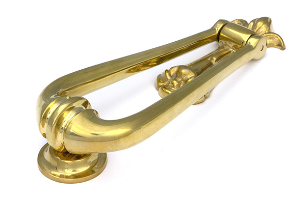 Polished Brass Loop Door Knocker