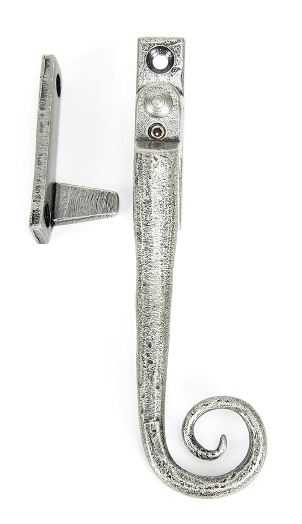 Pewter Locking Night-Vent Monkeytail Fastener - RH