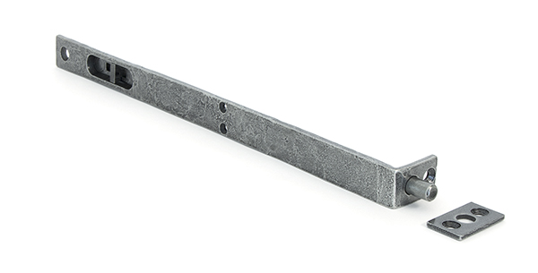 Pewter 12'' Flush/Slide Door Bolt