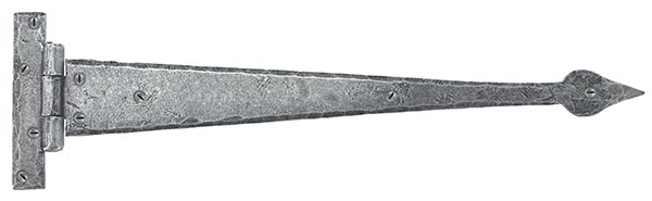 Pewter 18" Arrow Head T Hinge (pair)