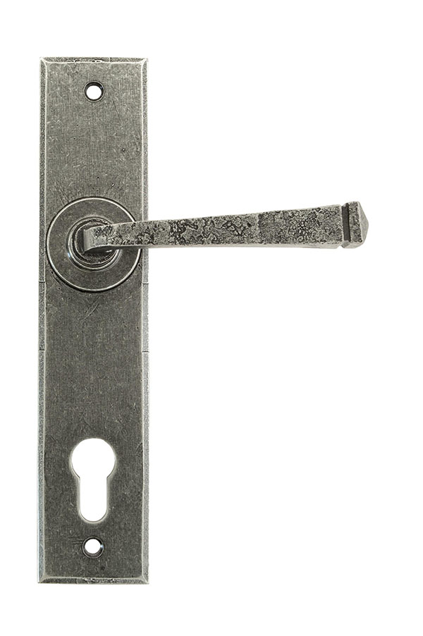 Pewter Avon Lever Espag. Lock Set
