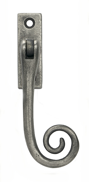 Antique Pewter Slim Monkeytail Espag - RH