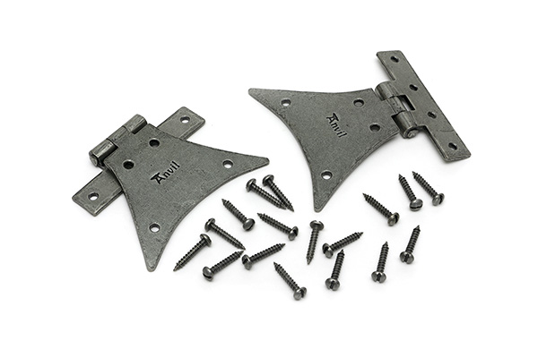Pewter 3¼" Half Butterfly Hinge (pair)
