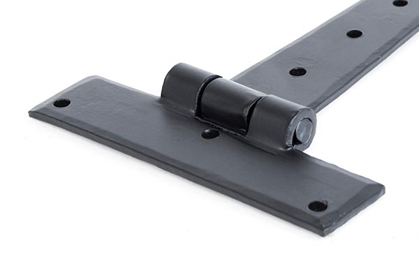 Black 9" Penny End T Hinge (pair)