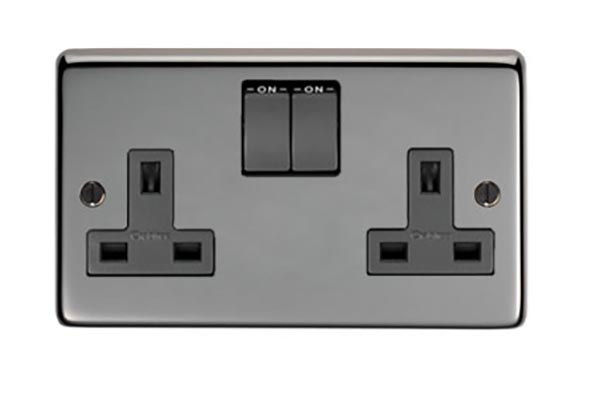 BN Double 13 Amp Switched Socket