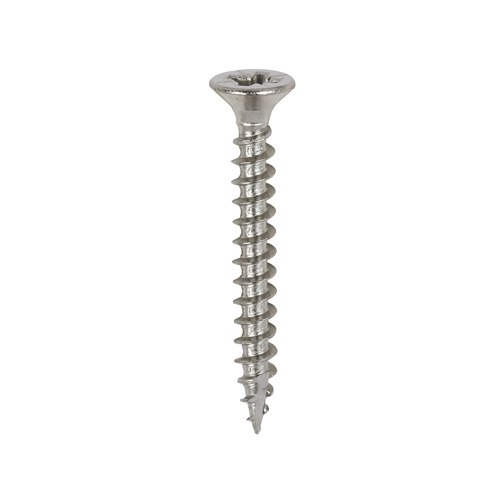Classic Multi-Purpose Screws - PZ - Double Countersunk - A4 Stainless Steel - 3.5x30