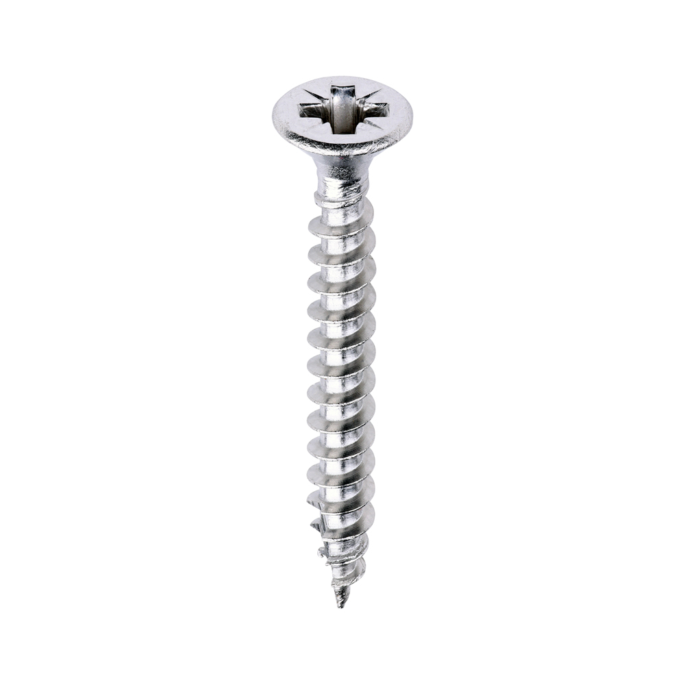 Classic Multi-Purpose Screws - PZ - Double Countersunk - A2 Stainless Steel - 3.5x30