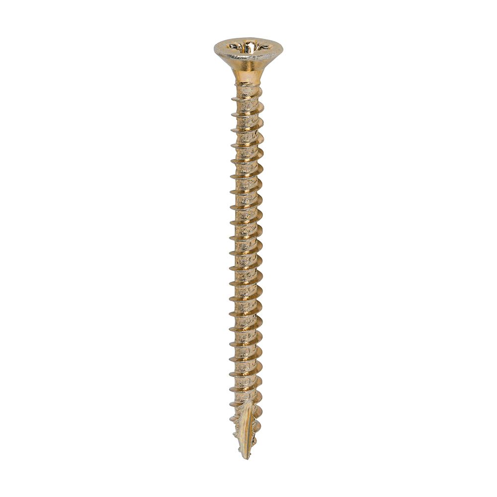 Classic Multi-Purpose Screws - PZ - Double Countersunk - Yellow - 3.5x45