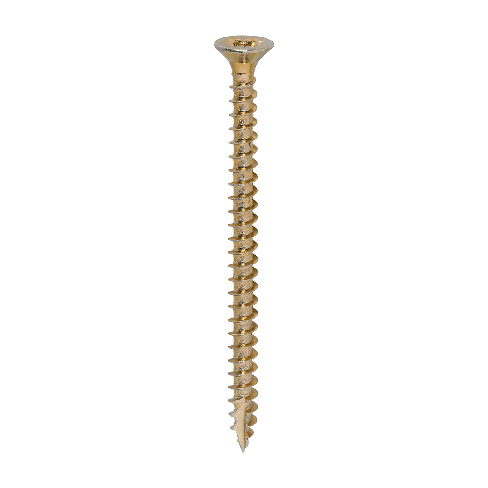 Classic Multi-Purpose Screws - PZ - Double Countersunk - Yellow - 3.5x50