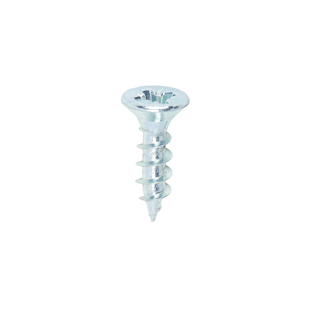 Solo Chipboard & Woodscrews - PZ - Double Countersunk - Zinc - 4.0x15