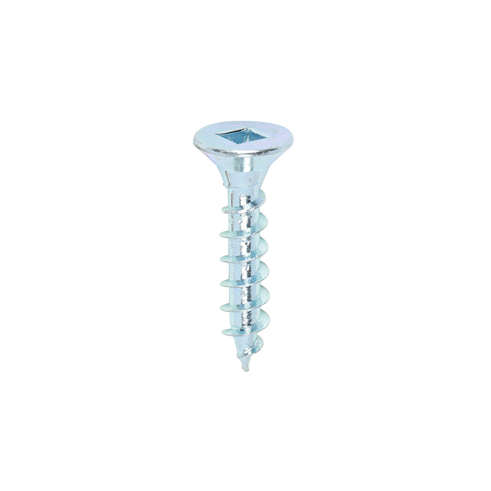 Solo Chipboard & Woodscrews - SQ - Double Countersunk - Zinc - 4.0x20
