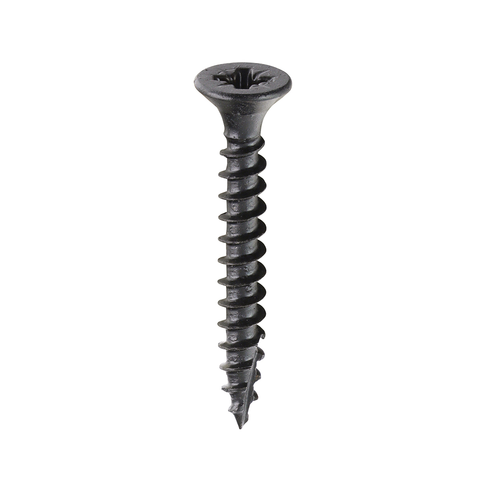 Classic Multi-Purpose Screws - PZ - Double Countersunk - Exterior - Black Organic - 4.0x30