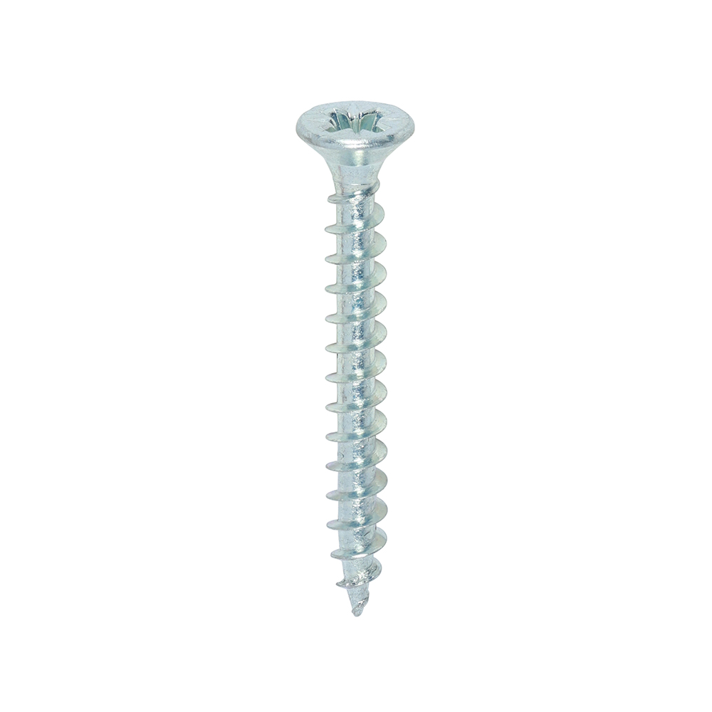 Solo Chipboard & Woodscrews - PZ - Double Countersunk - Zinc - 4.0x35