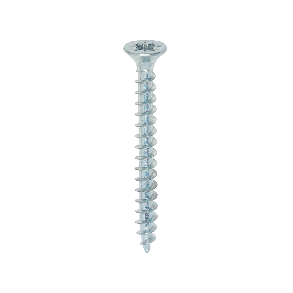 Solo Chipboard & Woodscrews - PZ - Double Countersunk - Zinc - 4.0x40