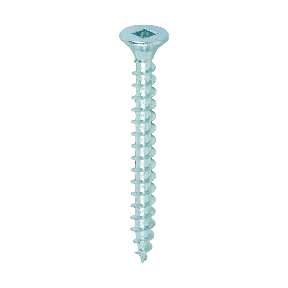 Solo Chipboard & Woodscrews - SQ - Double Countersunk - Zinc - 4.0x40