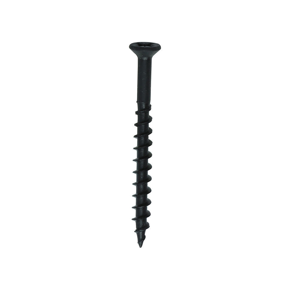 Furniture Carcass Screws - PZ - Black - 4.0x45