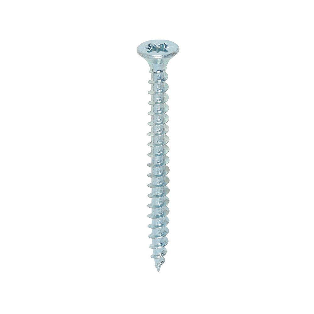 Solo Chipboard & Woodscrews - PZ - Double Countersunk - Zinc - 4.0x45